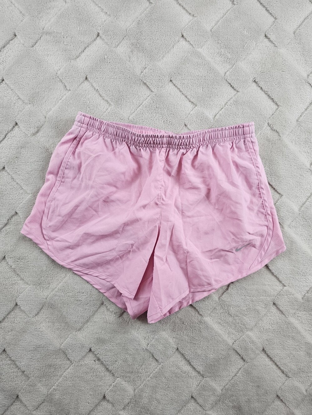 Nike Running Shorts Womens Large Pink Gym Yoga Run Wear